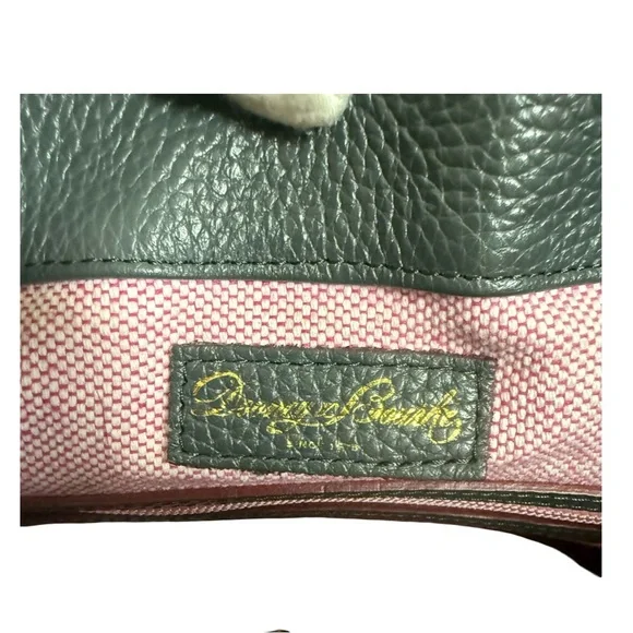 Authentic Dooney & Bourke Leather Lock Hobo Bag with Matching Coin Purse! - Picture 9 of 15